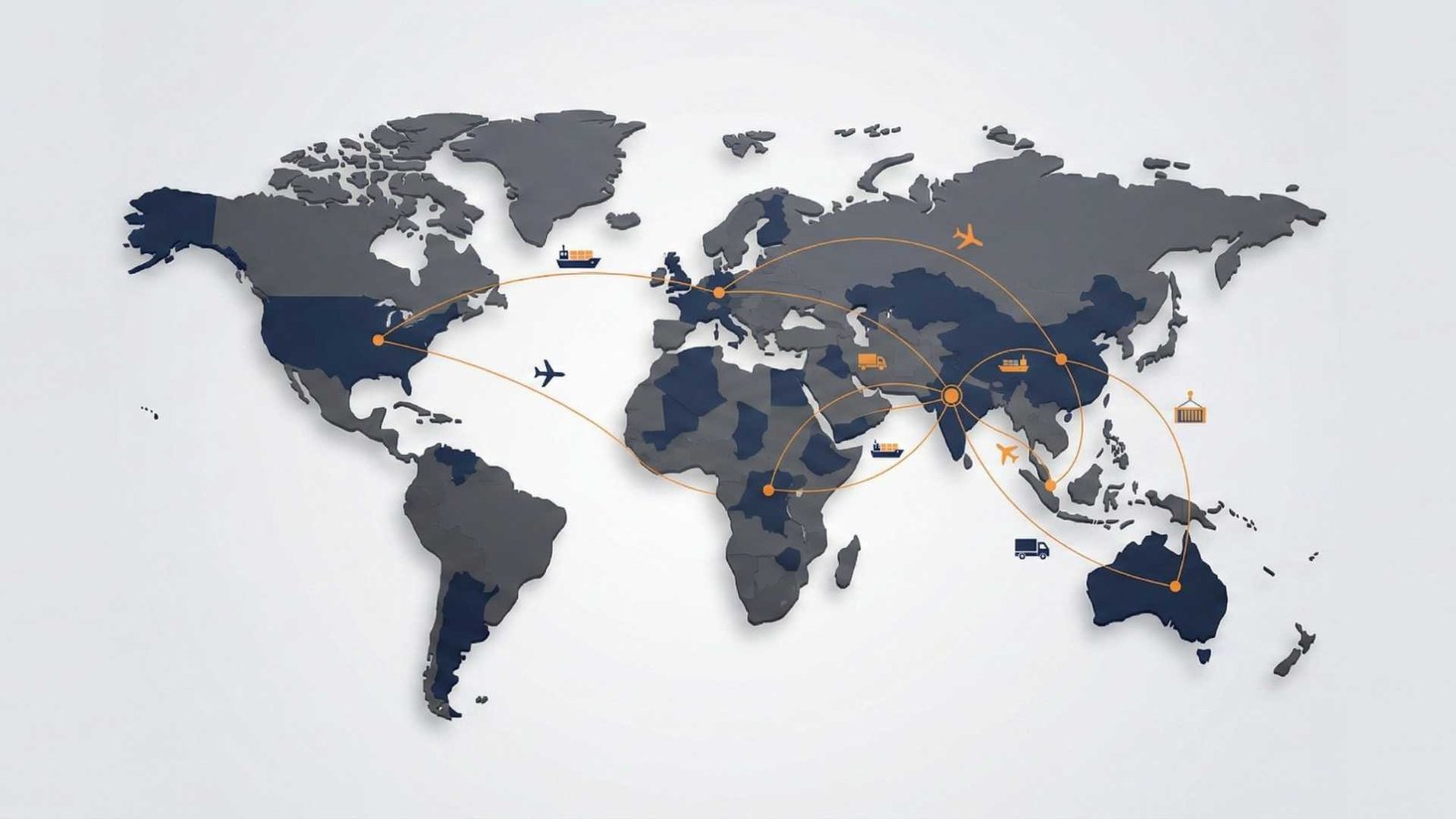 Global Logistics Network Map
